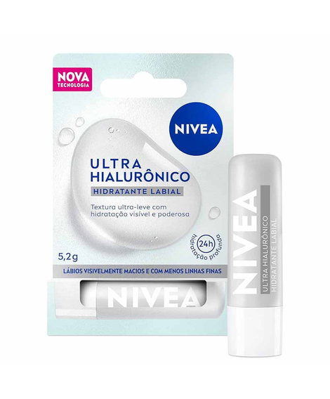 imagem do produto Protetor labial nivea ultra hialurnico 5,2g - NIVEA