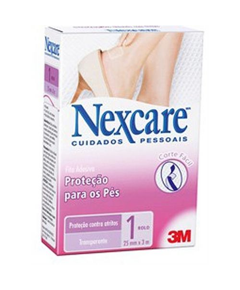 imagem do produto Protetor para os pes nexcare fita transp 1 rolo 25mmx3m - 3M