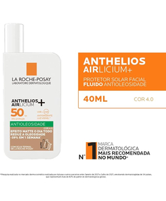 imagem de Protetor solar anthelios airlicium fps50 cor 4.0 40ml - LA ROCHE-POSAY