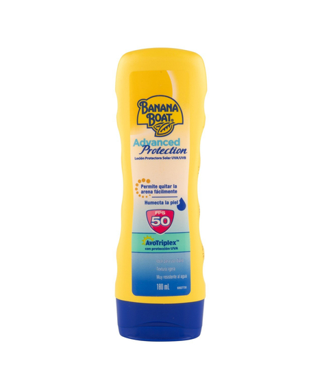 imagem do produto Protetor solar banana boat advanced protection fps50 180ml - BANANA BOAT