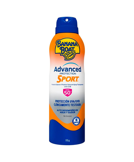 imagem do produto Protetor solar banana boat aero advanced sport fps50 170g - BANANA BOAT