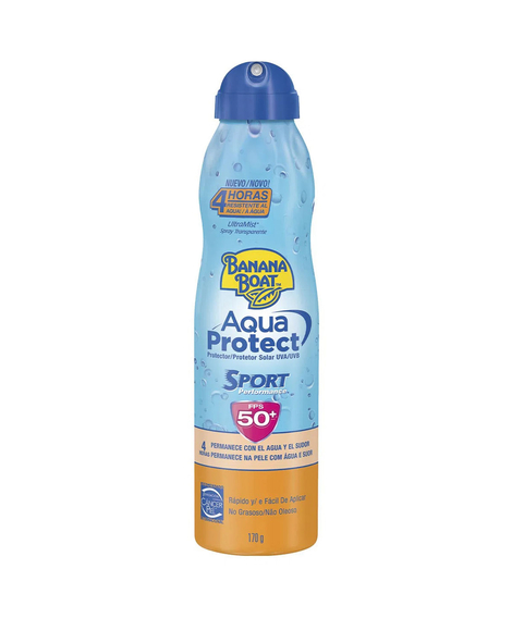 imagem do produto Protetor solar banana boat aero aqua protect sport fps62 170 - BANANA BOAT