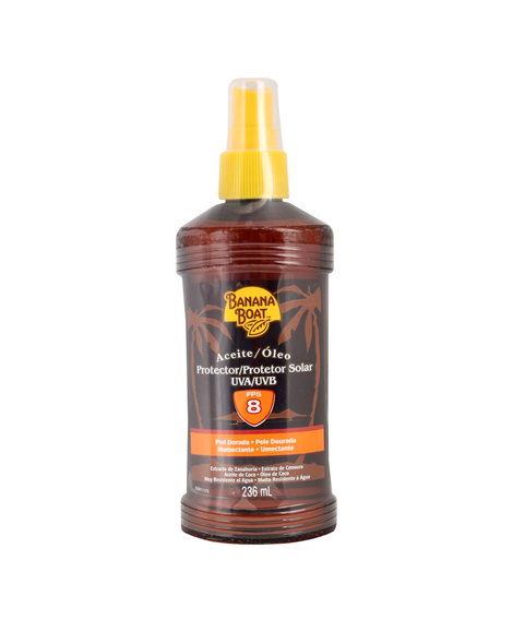 imagem do produto Protetor solar banana boat bronzeador leo fps8 236ml - BANANA BOAT
