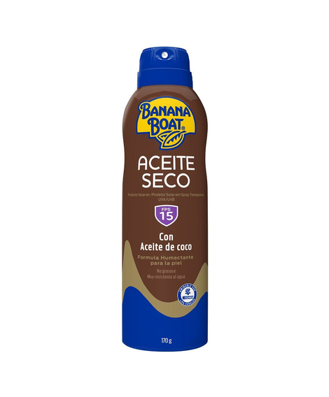 imagem do produto Protetor solar banana boat bronzeador leo spray fps15 170ml - BANANA BOAT