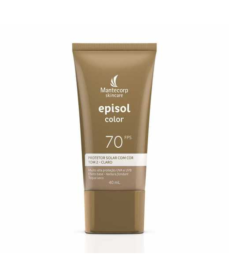 imagem do produto Protetor solar episol color  fps70 claro 40ml - MANTECORP FARMASA