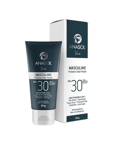 imagem de Protetor solar facial anasol masculino fps30 60g - DAHUER