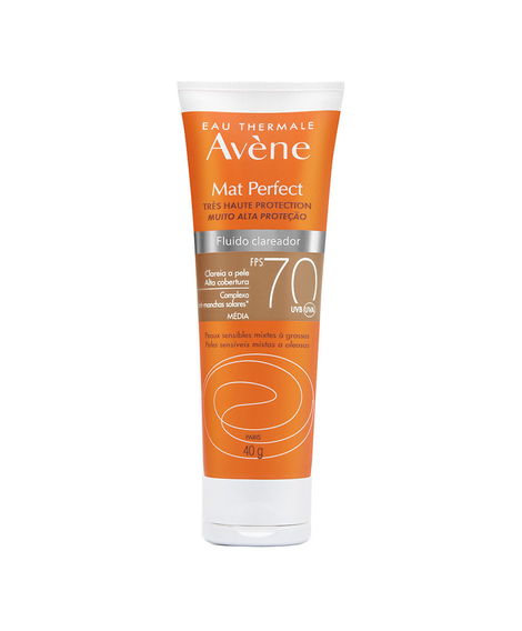 imagem do produto Protetor solar facial avene mat perfect media fps70 40g - AVNE