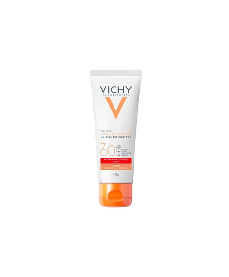 imagem do produto Protetor solar facial capital soleil fps 60 cor 3.0 40g - VICHY
