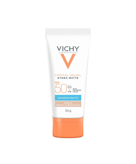 imagem do produto Protetor solar facial capital soleil fps50 cor 2.0 30g - VICHY