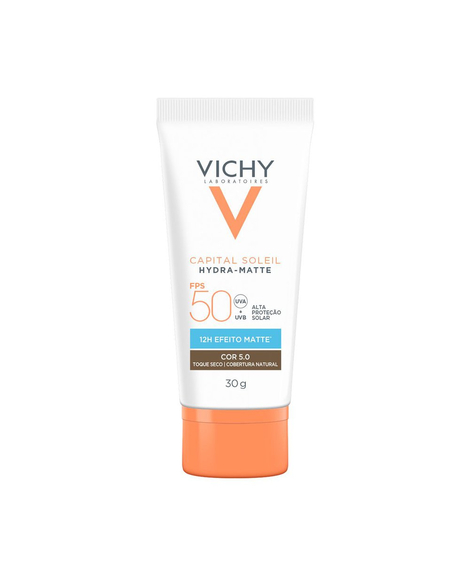 imagem do produto Protetor solar facial capital soleil fps50 cor 5.0 30g - VICHY