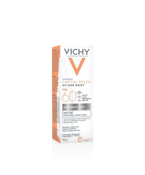 imagem do produto Protetor solar facial capital soleil fps60 sem cor 40g - VICHY