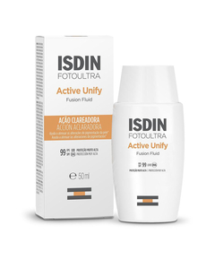 imagem de Protetor solar facial isdin active unify sem cor fps99 50ml - ISDIN