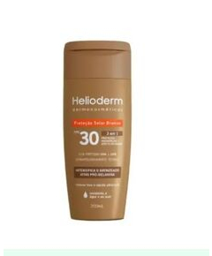 imagem de Protetor solar helioderm efeito dourado 3 em 1  fps30 200ml  - HERTZ