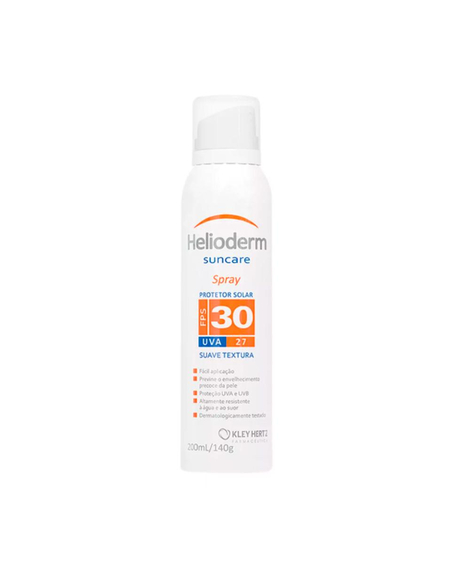 imagem do produto Protetor solar helioderm spray fps30 2em1 200ml - KLEYHERTZ