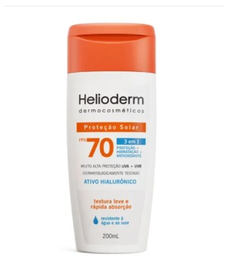 imagem do produto Protetor solar helioderm suncare fps70 200g  - HERTZ