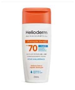 imagem de Protetor solar helioderm suncare fps70 200g  - HERTZ