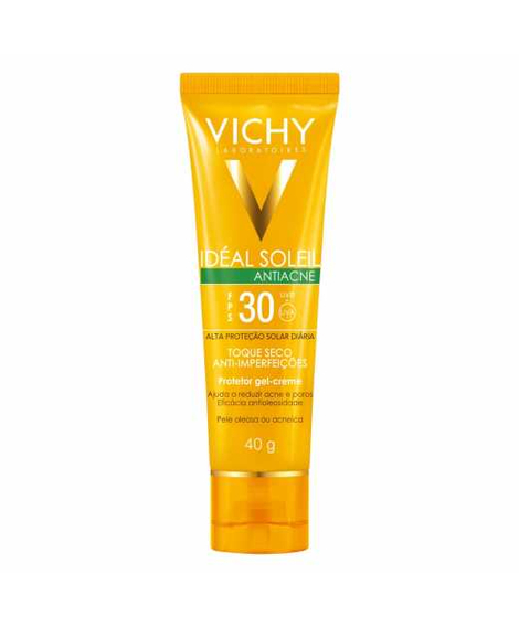 imagem do produto Protetor solar ideal soleil antiacne fps30 40g - VICHY