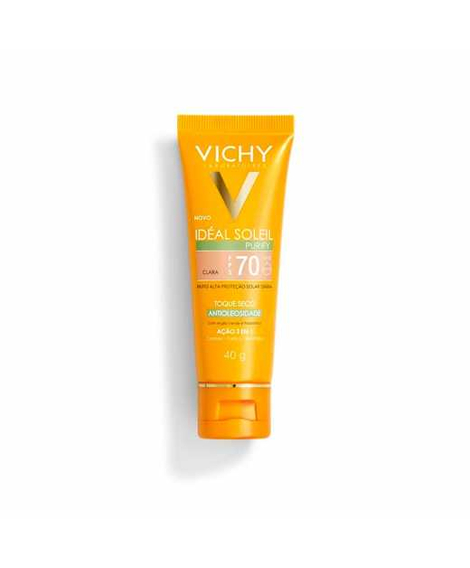 imagem do produto Protetor solar ideal soleil purify fps70 40g clara - VICHY