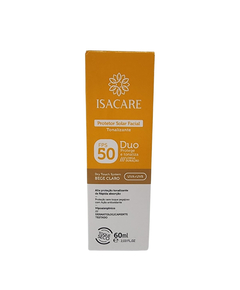 imagem de Protetor solar isacare facial bege claro 60ml - BOTANIC DO BRASIL