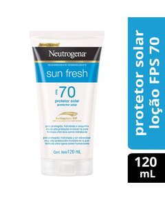 imagem de Protetor solar neutrogena sun fresh fps70 120ml - NEUTROGENA