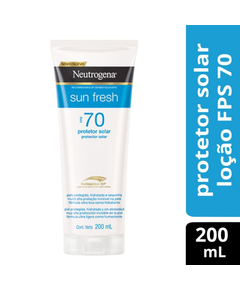 imagem de Protetor solar neutrogena sun fresh fps70 200ml - NEUTROGENA