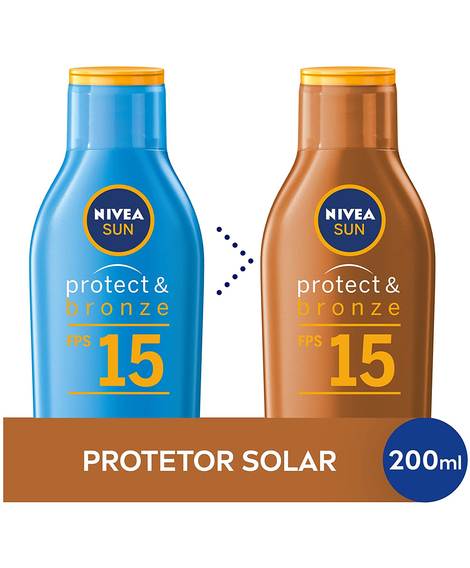 imagem do produto Protetor solar nivea sun protect&bronze fps15 200ml - NIVEA