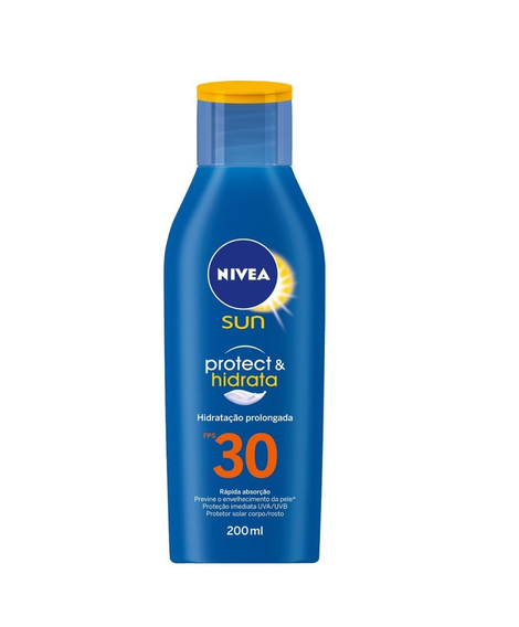 imagem do produto Protetor solar nivea sun protect&hidrata fps30 200ml - NIVEA