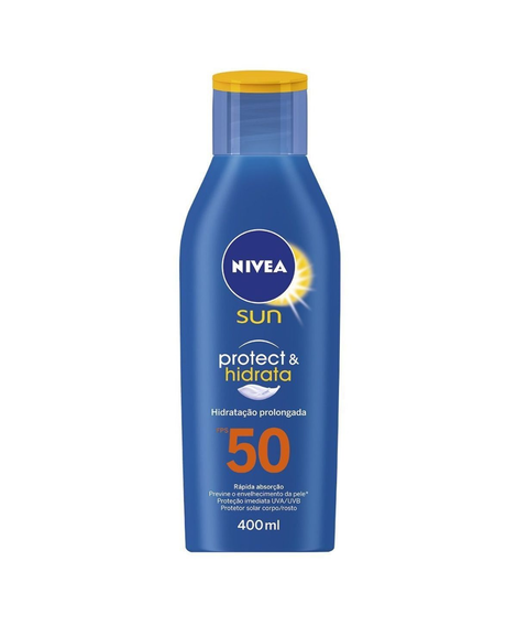 imagem do produto Protetor solar nivea sun protect&hidrata fps50 200ml - NIVEA