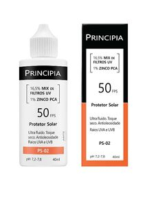 imagem de Protetor solar principia fluido 02 antioleosidade fps50 40ml - PRINCIPIA