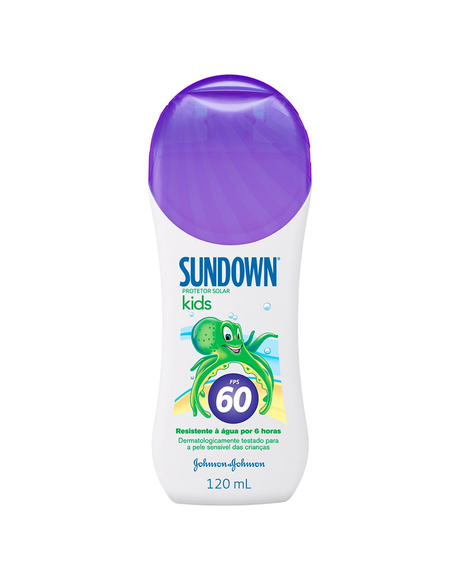 imagem do produto Protetor solar sundown praia e piscina kids fps60 120ml - JOHNSON E JOHNSON