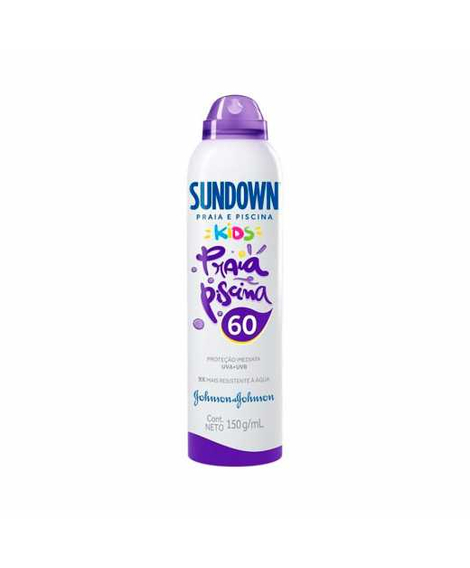 imagem do produto Protetor Solar Sundown Praia/piscina Kids Spray Fps60 150ml - JOHNSON & JOHNSON