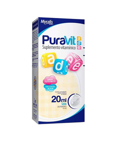 imagem de Puravit a/d/e gotas 20ml - MYRALIS
