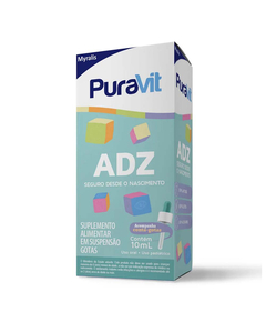 imagem de Puravit adz gotas 10ml - MYRALIS