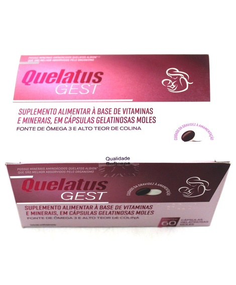 imagem do produto Quelatus gest 60 cpsulas - MOMENTA