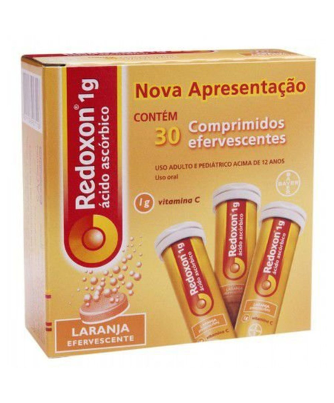 imagem do produto Redoxon 1g 30 comprimidos efervescentes - BAYER