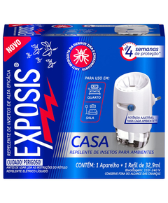 imagem de Repelente exposis casa 1 aparelho + 1 refil 32,9ml - CERAS JOHNSON
