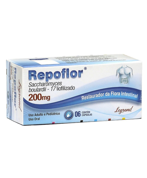imagem do produto Repoflor 200mg 6 capsulas - LEGRAND