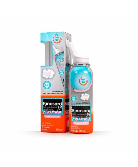 imagem do produto Rinosoro jet infantil 100ml - MANTECORP FARMASA
