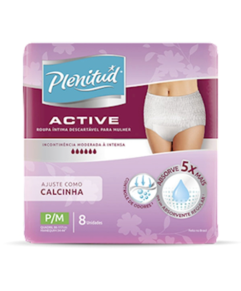 imagem do produto Roupa ntima plenitud femme p/m 8 unidades - KIMBERLY-CLARK