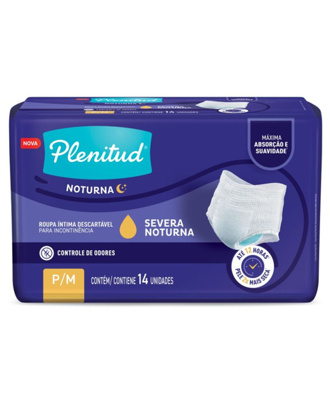 imagem do produto Roupa ntima plenitud noturna p/m 14 unidades - KIMBERLY-CLARK