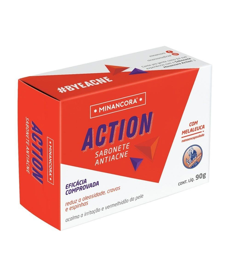 imagem do produto Sabonete antiacne minancora action 90g - ICN