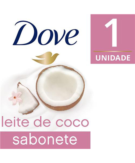 imagem do produto Sabonete dove delicious care leite de coco 90g - UNILEVER
