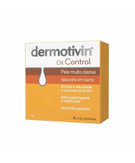 imagem do produto Sabonete em barra dermotivin oil control 90g - GALDERMA