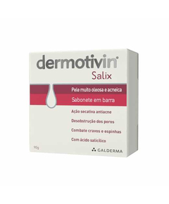 imagem de Sabonete em barra dermotivin salix 90g - GALDERMA