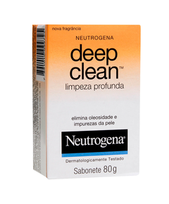 imagem de Sabonete em barra facial neutrogena deep clean 80g - NEUTROGENA