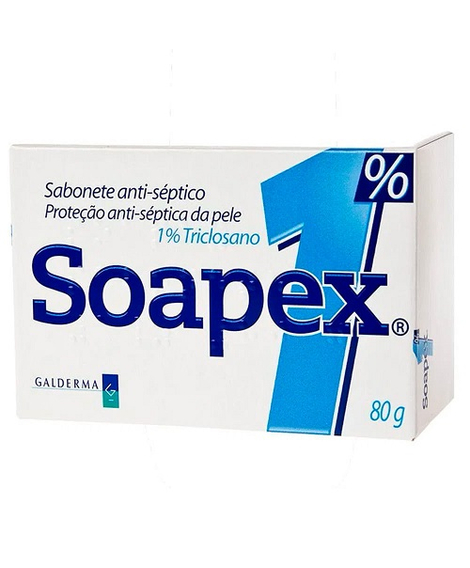 imagem do produto Sabonete em barra soapex 1% 80g - GALDERMA