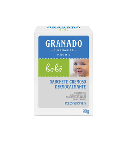 imagem de Sabonete granado bebê  dermocalmante pele sensivel 90g - GRANADO