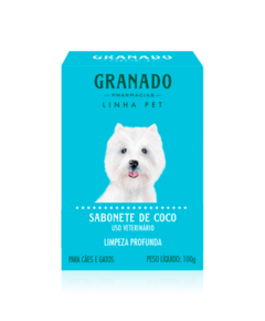 imagem de Sabonete granado de coco linha pet 100g - GRANADO
