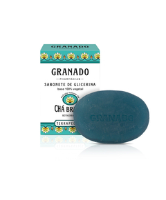 imagem de Sabonete granado glicerina terrapeutics cha branco 90g - GRANADO