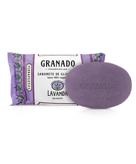 imagem do produto Sabonete granado glicerina terrapeutics lavanda 90g - GRANADO